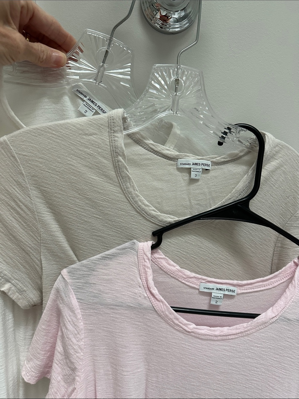 James Perse 3 shirts for $50. $225 per shirt at Bloomingdales for similar tees - Picture 2 of 5